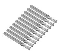 Garosa 10 Pezzi 2,0 Mm per Taglierina per Mulino Finale Grande Spazio di Rimozione a Spirale, Acciaio di Tungsteno, Intaglio, Taglio, Incisione, Fresatura in Legno, Acrilico, (lama singola)