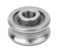 Garosa 10 Pezzi SG15 Cuscinetto Scanalato a U in Acciaio Inossidabile 5x17x8mm Cuscinetto Guida con Canalina Sferica per Macchina da Ricamo per Computer (Palla a singola)