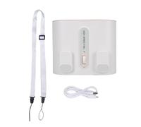 Garosa 100 Impostazioni Ventilatore a Sospensione in Vita con Batteria da 6000 MAh Sulla Cinghia Ventola Personale Indossabile Incorporato per i Siti di Costruzione in Campeggio o (Beige)