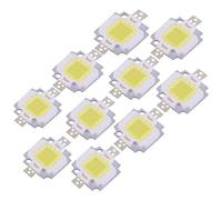 Garosa 10Pcs DC 9-12V 10W LED SMD Chip COB Perline di LED Integrato per Sostituzione Lampadina in Casa (Bianco)