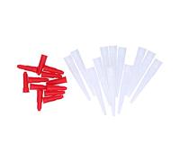 Garosa 12 Pezzi per gli Ugelli Calafatani Kit di Sostituzione Kit di Sostituzione per Pistola per Pistola Applicanti per Sigillanti per il Lavandino del Bagno del Bagno Cucina Ripieno