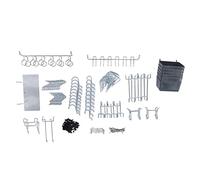 Garosa 140pcs Ganci a PEGBOARD Assortimento Assorbimento Strumento di Impiccagione Accessori PEGBOARD per L'organizzazione degli Strumenti di Garage