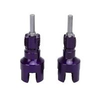 Garosa 2 PCS Strumento di Taglio del Filo con Tubo 1/2 Pollici 3/4 Pollici in Acciaio Integrato Interno di Threading del Tubo Esterno con Gambo Esadecimale, per L'uso del Trapano