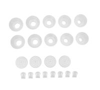 Garosa 22 Pezzi di Accessori di Ricambio per Tiralatte Indossabili per M5, 5 Dimensioni di Flangia 13 15 17 19 21 Mm con Valvole a Becco D'anatra e Membrane per un Pompaggio