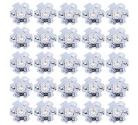 Garosa 25Pcs LED Lamp Beads 5V LED Chips 200LM 1W Lampadina LED SMD Ad Alta Potenza Chip per Lampada per Home Studio Exhibition Foodlight/Spotlight Bulb Replacement(Luce Blu 455-460 NM)