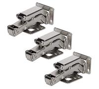 Garosa 3 Set Cerniere per armadietti, Cerniere in Ferro galvanizzato con cacciavite, 165-180 Gradi Chiusura Ammortizzata, per Porta dell'Armadio della Camera da Letto, Cucina, ufficio