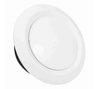 Garosa 4 Misure Diffusore a Soffitto Copertura per Bocchetta di Ventilazione Anemostato Tappo Terminale per Tubo Flessibile di Ventilazione per HVAC Bagno (ABS 3)