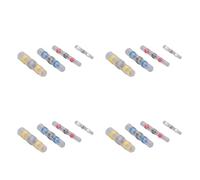 Garosa 50 Pezzi Kit Set di Set di Set Isolato per Calcio di Restringimento del Filo di Calore, Rosso 23 Blu 12 Bianco 10 Giallo 5, Scatola di Stoccaggio, a Prova di Acqua per