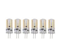 Garosa 6Pcs 5W 500LM GY6.35 Lampadine LED 72LEDs Luce Bianca Calda 360° per Plafoniere Illuminazione Casa Interni - Lampadine a Risparmio Energetico