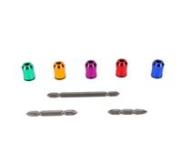 Garosa 8 Pezzi Forti Anelli Magnetici per Viti Doppio Supporto Magnetico per Viti con Punte Magnetizzatore per Punte per Cacciavite per Cacciaviti Esagonali Trapani Elettrici