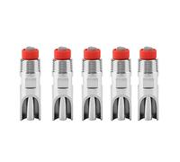 Garosa Abbeveratoio Automatico per Maiali in Acciaio Inox 75x21mm, Bevitore a Capezzolo per Suini, Bovini e Anatre, Idrico Automatico per Animali, 5 Pezzi