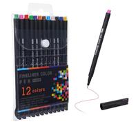 Garosa Adattatore Penna 1PC per Macchine, Materiale ABS, Set di Penne Fineliner a 12 Colori per Utenti Explore Air 2 e Maker 3