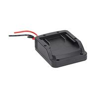 Garosa Adattatore per Batteria Al Litio Base Caricabatterie ABS Adattatore di Alimentazione per Batteria da 18 V per Batterie da 18 V Cavo di Uscita da 14 Cm per Biciclette Elettriche Collegamento