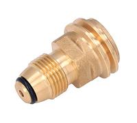 Garosa Adattatore per Serbatoio di Propano Raccordo a Connessione Rapida in Ottone con Naso Morbido POL a QCC 1 Connettore per Tubo di Propano per Riscaldatore per Griglia da Esterno Installazione da