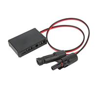 Garosa Adattatore Stabilizzatore di Tensione USB per Pannello Solare, Materiale ABS, Supporta più Interfacce di Ricarica per Sistemi Solari e Telefoni Cellulari