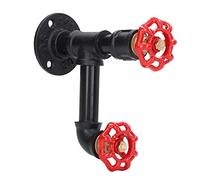 Garosa Americano Industriale Feng Shui Tubo Gancio Decorazione della Parete Retro in Ferro Battuto Appendiabiti Appendiabiti Rustico Cappello Accappatoio Asciugamano Supporto A Parete Stile C