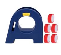 Garosa Applicatore di Nastro per Pittori, Taglierina per Nastro in Materiale ABS con Rulli in Plastica e Lato in Metallo Seghettato per Un Taglio Preciso, Mascheratura di Linee Rette,