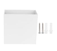 Garosa Applique da Parete LED 7W Forma Quadrata Doppia Testa, Luce Bianca Calda, Lampada Decorativa Semplice per Corridoio, Porta, Comodino, Illuminazione Interni Up Down