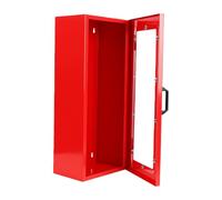 Garosa Armadio per Estintore, Mobile Antincendio for Corridoi Scuole | Scatola da Parete Rossa da 10 Lb con Finestra, Acciaio Inox Verniciato e Finestra Acrilica