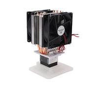 Garosa Assemblaggio Raffreddamento Elettronico DC12V, Struttura Completamente Sigillata in Lega di Alluminio e Tubo ABS per Condizionatore Mini, Raffreddamento Animali Domestici,