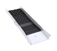 Garosa Attrezzatura per la Ricerca Dell'oro in Lega di Alluminio con Canale di Drenaggio Incorporato per la Ricerca e Il Dragaggio di Corsi d'Acqua Fluviali