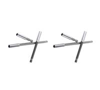 Garosa Barra di Prolunga per Cacciavite con Porta Punte Magnetico, 6 Pezzi Set con Gambo Esagonale 1/4 Pollice Universale, 3 Lunghezze Incluse per Trapano Elettrico e Avvitatore