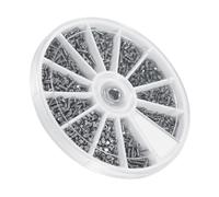Garosa Bulloni, 600 Pz 12 Tipi di Viti Piccole Assortimento Dadi Kit M1 M1.2 M1.4 M1.6 per Orologi Occhiali Elettronica, Viti Lamiera