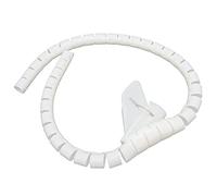 Garosa Cable Management Sleeve, Openable Coiled Wrap, 10m, 10mm (Ø22mm) | Organizzatore di cavi a tubo diviso, ordinato in 60 secondi, avvolge i cavi esistenti, struttura ignifuga in PE, chiusura