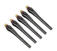 Garosa Cappucci Posteriori per Saldatura TIG compatibili con WP17 WP18 WP26, Set da 5 Pezzi, Plastica e Rame, Resistente ad Alta Temperatura