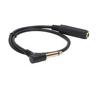 Garosa Cavo Audio per Microfono da 0,5 M Spina Ad Angolo Retto Materiale Plastico Stereo da Maschio a Femmina per Chitarre, Strumenti Musicali e Lettori