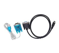 Garosa Cavo di Comunicazione da USB a 232, Adattatore Porta Rotonda MD8 per Porta HMI PLC, Lunghezza 31,5 Pollici per Programmazione e Comunicazione
