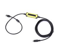 Garosa Cavo di Programmazione FX USB-SC09, Cavo Dati Cavo di Programmazione 2,5 Metri USB a 8 Pin Rotondi per PLC Serie FX FX1S/1N/2N/3U, Cavi USB