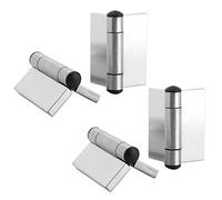 Garosa Cerniera a Molla Cerniera per Armadio con Chiusura Automatica in Acciaio Inossidabile 4 Pezzi 8 X 4,5 Cm Hardware di Chiusura Automatica per Riparazione di Mobili per Ante dell'Armadio Uso