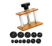 Garosa Chiudi Cassa dell'orologio, Materiale Metallico e Plastico, Supporto Forte e Design Pratico, per Appassionati e Professionisti della Riparazione di Orologi (Modello 1)