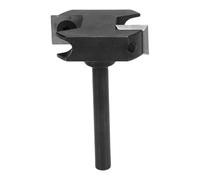 Garosa CNC Botton Botton Surfacing Router Bit Slab Slab Insert Carburo Insert 1/4in Shank 1-1/8in Dia 2 Flauto per Legno in Legno Intaglio di Fresatura in Legno