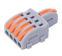 Garosa Connettore per Cavo di Tipo Push da 20 Pezzi, Materiale PC, capacità di Corrente 250 V 32 A, Ideale per Illuminazione e Alimentatori Elettrici (ORANGE)