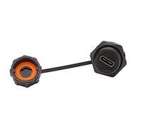 Garosa Connettore USB a Prova D'acqua Tipo C Connettore di Conversione Femmina Discussione Female per la Ricarica di Trasferimento dei Dati