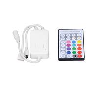 Garosa Controller per Strisce LED, Lampada RGB Intelligente in Materiale ABS con Telecomando, luminosità e Colori Regolabili per KTV del Bar di Casa