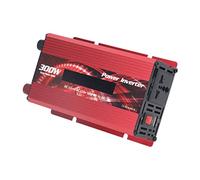 Garosa Convertitore di Alimentazione per Auto Convertitore di Potenza in Alluminio 300W DC 12V a AC 220V con Display LCD USB 2A Ventola di Raffreddamento per Viaggi in Auto su Strada Uso Esterno