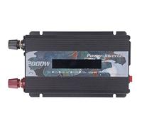Garosa Convertitore di Potenza per Auto, Convertitore di Potenza in Lega di Alluminio DC a AC da 12V a 220V 500W Display LCD di Picco Effettivo 2000W 2 Porte USB per Viaggi in Auto Campeggio Uso