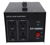 Garosa Convertitore di Tensione Trasformatore Step-up da 1500 W da 110 V a 220 V da 220 a 110 con Protezione da Sovraccarico, Surriscaldamento e Cortocircuito, Raffreddamento (Spina europea)