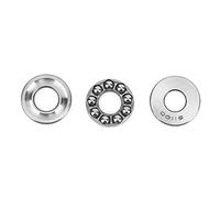 Garosa Cuscinetto Reggispinta, Cuscinetto Assiale a Sfere in Acciaio Ad Alta Precisione, 5 Pezzi 51100, Tenuta 2RS, Adatto per Applicazioni Meccaniche