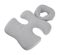 Garosa Cuscino per Massaggio Prona in Memoria Premium, Cuscino a Faccia in giù per Dormire con Meno Pressione Sul Torace, Ideale per la Spa, Recupero di Chirurgia Post Oculare (grigio chiaro)