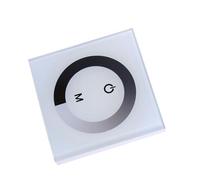 Garosa Dimmer da Pannello Tattile Controller LED a Canale Singolo 12V-24V per Striscia Luminosa Monocolore 96W 192W (WHITE)
