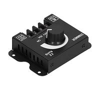 Garosa Dimmer LED Interruttore a Manopola PWM Dimmer Monocolore, Dimmerazione Continua 0-100% per Strisce Luminose LED, 12-24 V 360 W con Alloggiamento in Alluminio per Illuminazione Domestica e