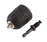 Garosa Drill Chuck Keyless Chuck Holdut Hishex Chuck Adattatore 3/8-24UNF Discussione con Adattatore Esadecimale 1/4 per Trapano di Ricarica del Trapano