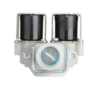 Garosa Elettrovalvola DN20 G3/4 12V DC Normale Chiusa - Doppia Valvola Solenoide per Ingresso Acqua Lavatrice, 0.02-0.8 MPa