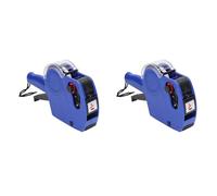 Garosa Etichettatrice 2 Pezzi con Cartuccia, Pistola Manuale per Cartellini del Prezzo, Strumento Portatile per Marcatura Prezzi a 8 Cifre per Abbigliamento, Giocattoli, Valigie,