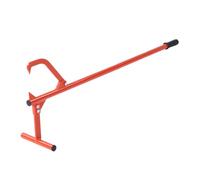 Garosa Gancio per Tronchi Regolabile per Rullo per Tronchi, Strumento per in Acciaio Resistente con Impugnatura in Gomma per Sollevare e Rotolare Fino a 15 Pollici di