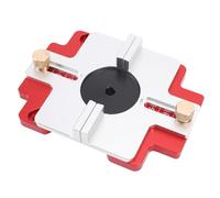 Garosa Guida di Sloting Router di Legno Base 2 in 1 Ispessivi Router di Lavorazione del Router Staffa Smussatura di Cuoio Al Taglio della Curva